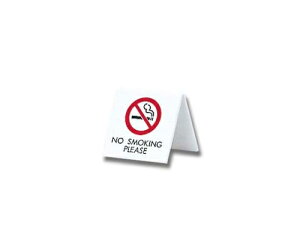 �� NO SMOKING�` 60mm×60mm×3mm 1�� UP662-4