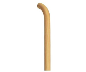 シロクマ アイウッド丸棒取手 (木製) 600mm Mイエロー 1個 No.288