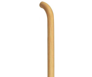 シロクマ アイウッド丸棒取手 (木製) オンタイプ 600mm ミディアムイエロー 1個 No.288S
