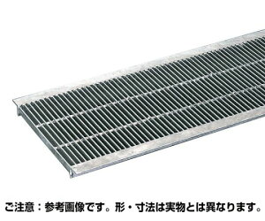 奥岡製作所 溝蓋グレーチング 細目プレーンタイプ U字溝用 14t以下 440×995×44mm 1枚 OKU-P5 45-44