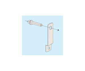 サカエ スーパージャンボ保管庫 壁面固定金具 1セット(2個入) SKS-WK