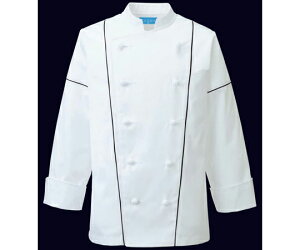 KAZEN コックコート 黒 SS 1枚 603-75 SS