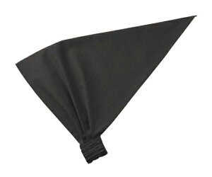 KAZEN バンダナキャップ 黒 フリー 1枚 APK474-5 フリー