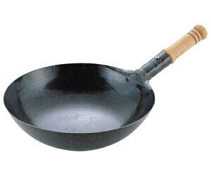 山田工業所 鉄打出木柄北京鍋 33cm 1個 029003004