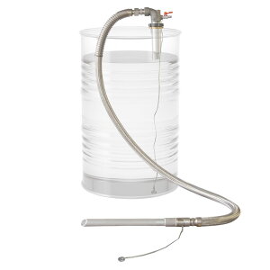 アクアシステム 200Lクローズドラム缶用エアバキュームポンプ(吸入専用、溶剤用) 1台 APDQ1-25AS