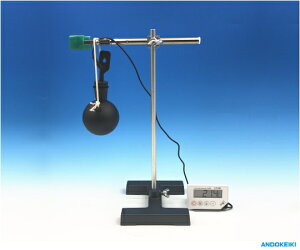 安藤計器製工所 黒球温度計セット Φ75mm 高精度デジタル温度計 JCSS校正証明書付 1個 CK75-SET-D-JCSS