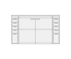 TJG sbgC@LrlbgiVtj@W1800×D650×H950mm 1 PN-F84W