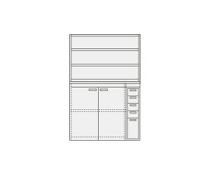 TJG sbgC@W1200×D650×H2000mm 1 PN-H24W