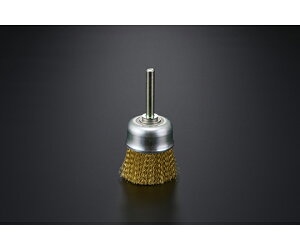 椿本 真鍮軸付カップブラシ φ50mm 1個 CSB-050