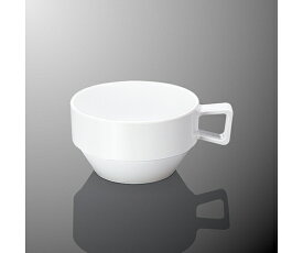 国際化工 柄付スープカップ ホワイトC 1個 C 28-IWC