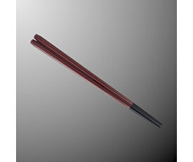 国際化工 22.5cm六角箸 シルバーレッド 1個 H 92-SRD