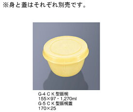 三信化工 K型飯椀　クリーム 1個 G-4_C
