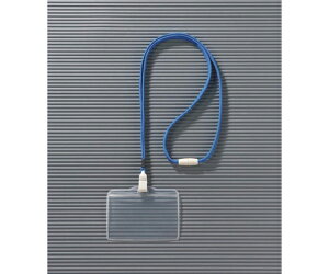 ライオン事務器 つりさげ名札 名札脱落防止、平ひも、ソフトタイプ 1パック N73ER-10P (B)