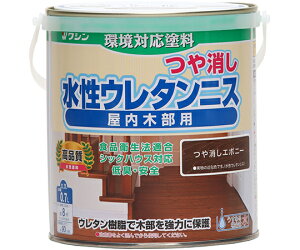 和信ペイント 水性ウレタンニス つや消しエボニー 0.7L 1個 #800486