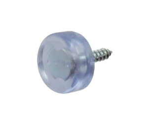 ハイロジック 木ネジプラパート透明 21φ 1個 57477