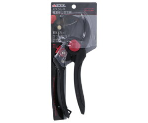 高儀 TKG ステン軽量省力剪定鋏 アンビル型 レッド 1個 2051338