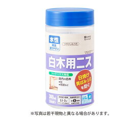 カンペハピオ（KANSAI） 水性白木用ニスA　つやけし乳白色　300mL 1個 737653732300