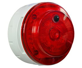日惠製作所 電池式LED多目的警報器　ニコUFOmyobo（赤）　盗難侵入　人感 1個 VK10M-D48JR-TN