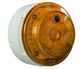 日惠製作所 電池式LED多目的警報器　ニコUFOmyobo（黄）　盗難侵入　人感 1個 VK10M-D48JY-TN