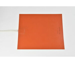 ThreeHigh シリコンラバーヒーター 【両面テープ付き、リード線延長3m】100V 600W 250mm×300mm 1枚 SR100-600-250-300-P-L3