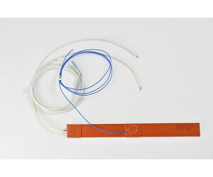 ThreeHigh シリコンラバーヒーター 【両面テープ付き、熱電対3m、リード線延長3m】 100V 50W 25mm×250mm 1枚 SR100-50-25-250-P-K3