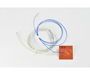 ThreeHigh シリコンラバーヒーター 【両面テープ付き、熱電対3m、リード線延長3m】 100V 20W 50mm×50mm 1枚 SR100-20-50-50-P-K3
