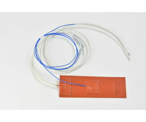 ThreeHigh シリコンラバーヒーター 【両面テープ付き、熱電対5m、リード線延長5m】 100V 60W 50mm×150mm 1枚 SR100-60-50-150-P-K5