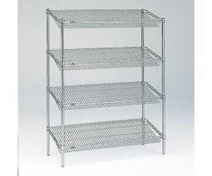 エレクター スランテッドエレクター・シェルフ W1212×D460×H1892mm(P) DB無 4段 1台 ST1220STP1900N4