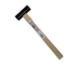 若獅子 両口玄能　天然白樫柄　頭重量450g 1本 112370