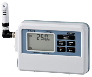 佐藤計量器製作所 温度データロガー記憶計/一体型センサ+ トレサビリティー書類一式(4点セット) 1個 SK-L751/SK-L751-1