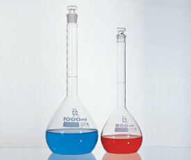 【おまとめお得な2個セット】柴田科学 メスフラスコ （全量フラスコ・スーパーグレード） 茶 100mL 1個