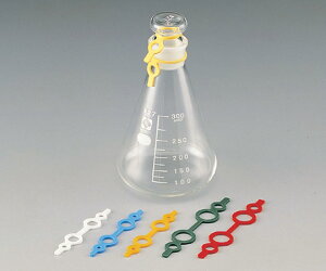 シリコンカラーバンド(メガネバンド) 小 φ3.5×φ10 レッド 1袋(10個入)