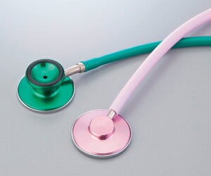 聴診器ナーシングスコープ(聴診器) シングル外 ピンク