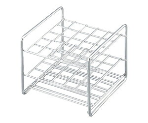 三和化研工業 ステンレス製試験管立 φ15mm×25本立 SS15-25 1個