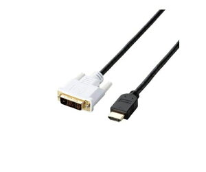 �G���R�� HDMI-DVI�ϊ��P�[�u�� 2m �u���b�N DH-HTD20BK 1�p�b�N