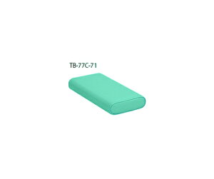 高田ベッド かどまるマクラ(小) 幅34×奥行16×高さ4.5cm ライトグリーン TB-77C-71 1個