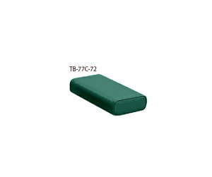 高田ベッド かどまるマクラ(小高) 幅34×奥行16×高さ6cm メディグリーン TB-77C-72 1個