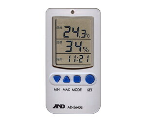 エー・アンド・デイ アラーム付き温湿度計 AD-5640B