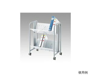 林製作所 ブックラックワゴン重量タイプ 2段タイプ 1個 YS-40