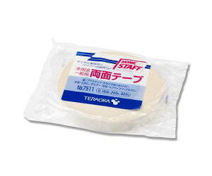 寺岡製作所 紙両面テープ 7511 20mm×50m巻 1巻 002070400
