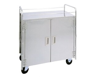 金沢車輌 ドア付ステンレスワゴン 中板1枚 1個 SK-11R