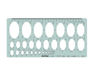 ドラパス テンプレート楕円 小 1個 31-203 E-203