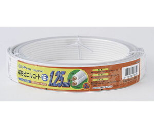 ELPA 1.25�R�[�h15m �z���C�g VFF-15LH(W) 1��