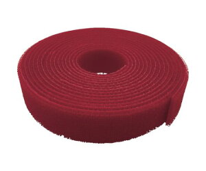 ユタカメイク マジックテープ マジックバンド 20mm×3m 赤 G-245 1個