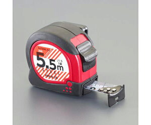 エスコ 25mmx5.5m メジャー(ワイドフック) EA720HL-5.5 1個