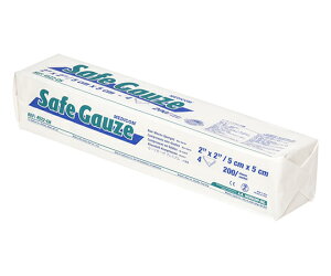 ARメディコム・インク・アジアリミテッド セーフガーゼ(4枚重)5×5cm 200枚入 4522 1箱(200枚入)