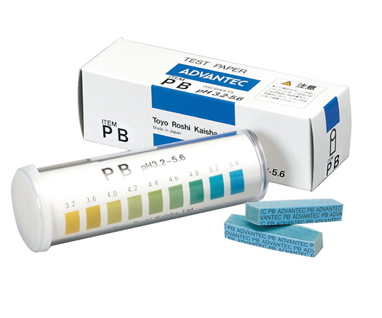 人気の春夏ADVANTEC pH試験紙　瓶入りタイプ　PB 08001040 1箱(50枚×4個入)