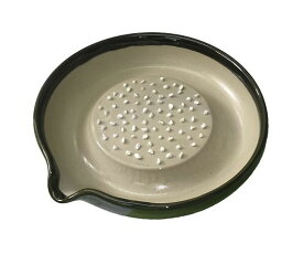 元重製陶所 大粒セラミックおろし皿（シリコン付）18cm BOLA501 1個