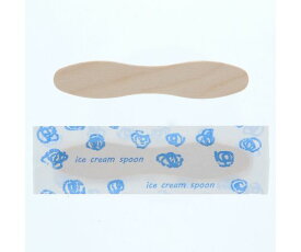 まるわ 木製アイススプーン　7.6cm　小袋入　120本入 004636867 1袋(120本入)