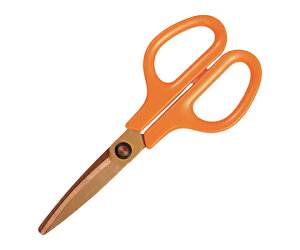 【PLUS】 はさみ フィットカットカーブ 洗えるチタン キッチン用 オレンジ SC-175STW(34554)